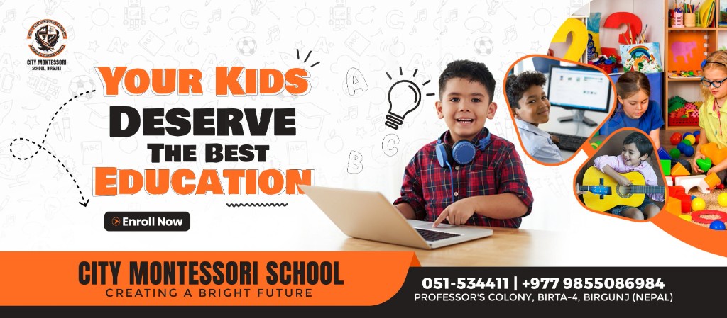 City Montessori School Banner